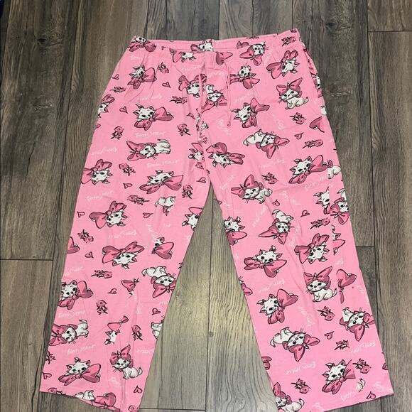 Disney The Aristocats Bonjour Marie Pajama Pants Size Large - Picture 2 of 4